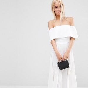Off the Shoulder Midi Dress ASOS